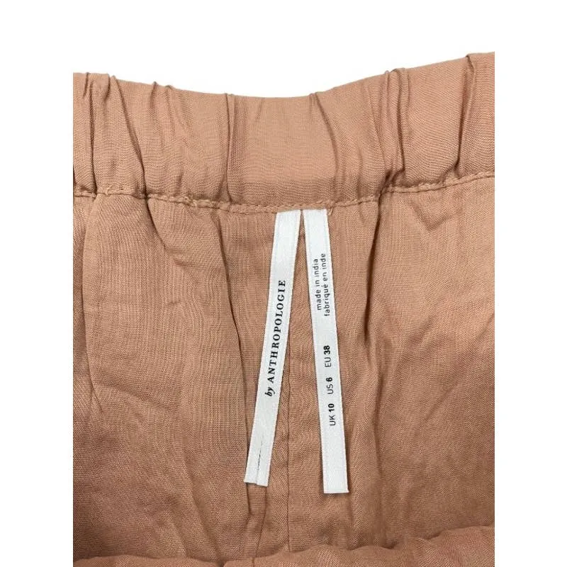 Anthropologie Rose Gold Sequin Shorts Size 6 New