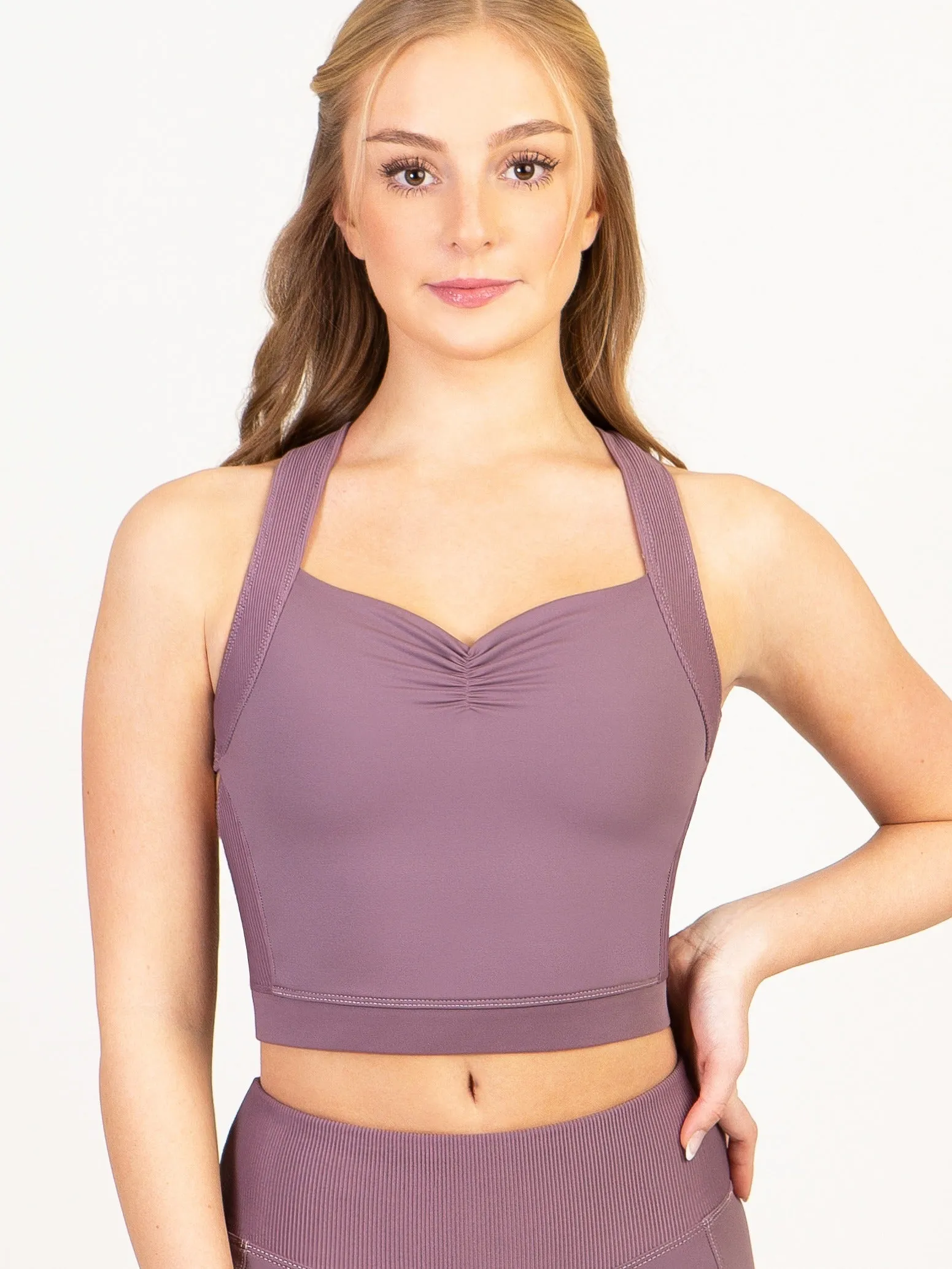 Balletcore Pinch-Front Crop Top - 4014A