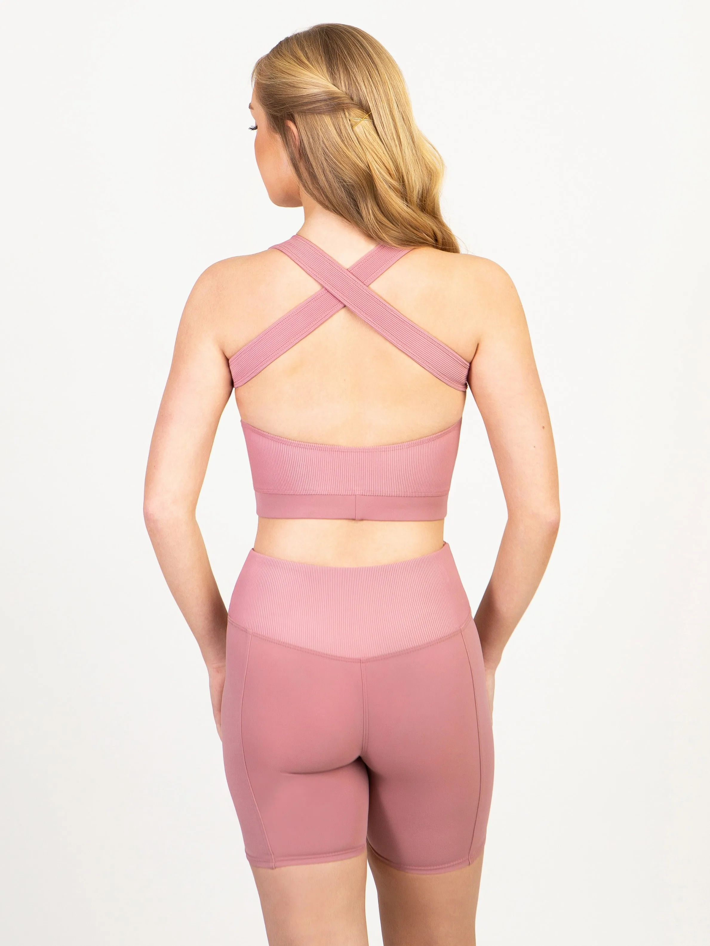 Balletcore Pinch-Front Crop Top - 4014A