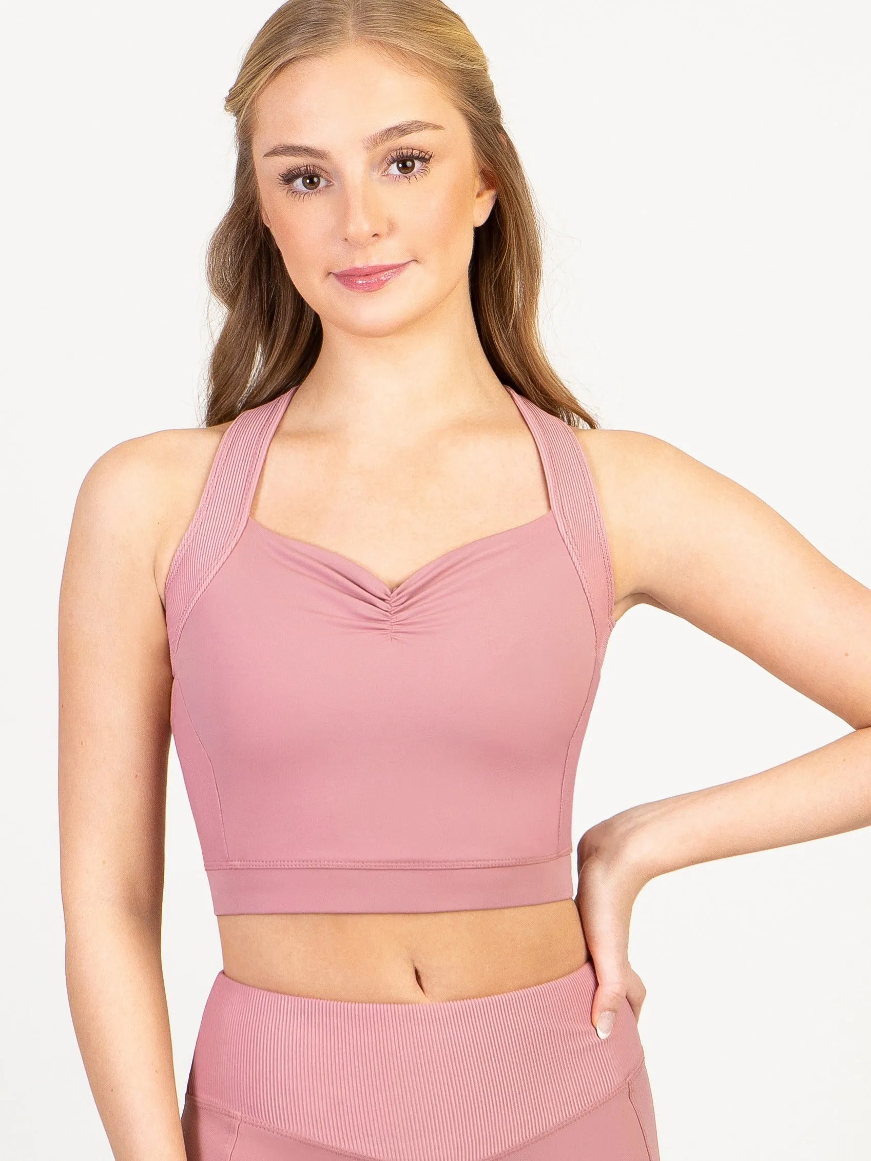 Balletcore Pinch-Front Crop Top - 4014A