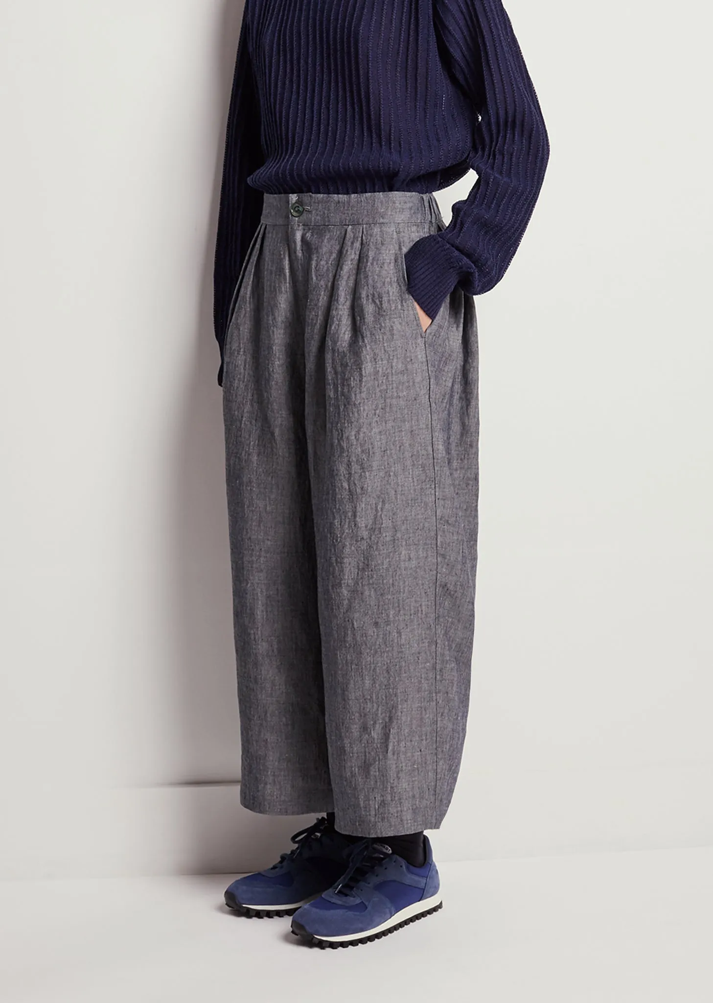 Chambray Elephant Pants