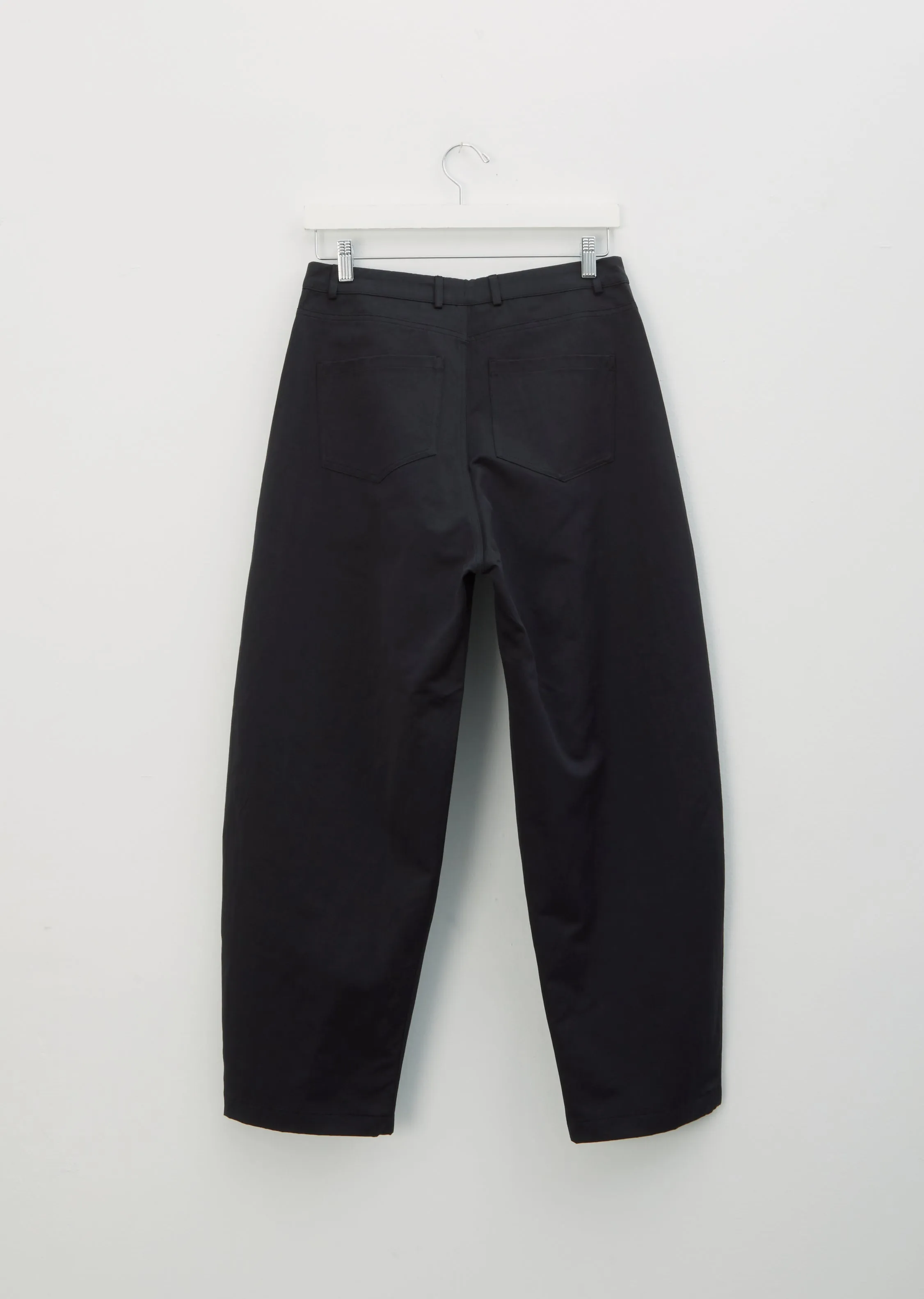 Cotton & Linen Satin Round Leg Pants