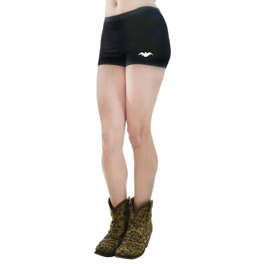 Halloween Bats Hades Womens Hot Shorts