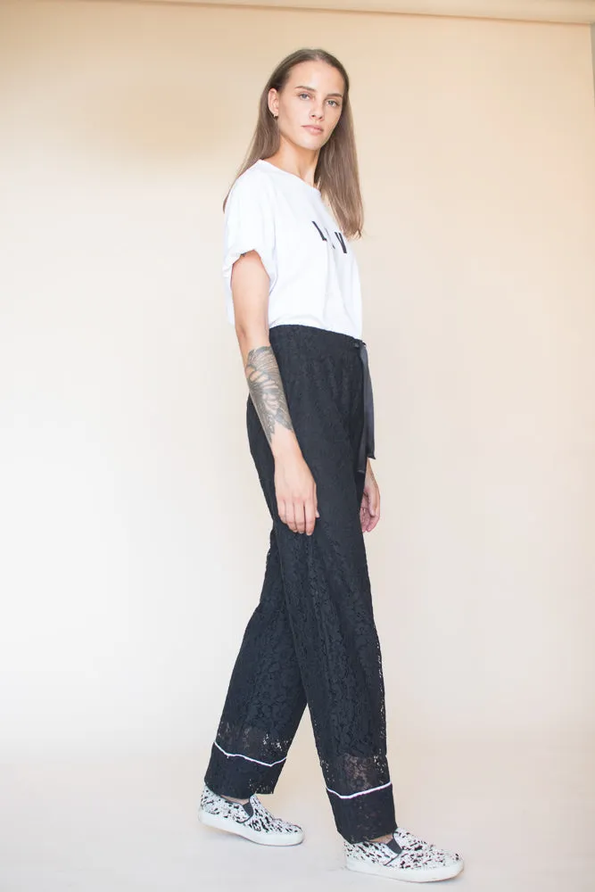 Ines Lacepants - Black