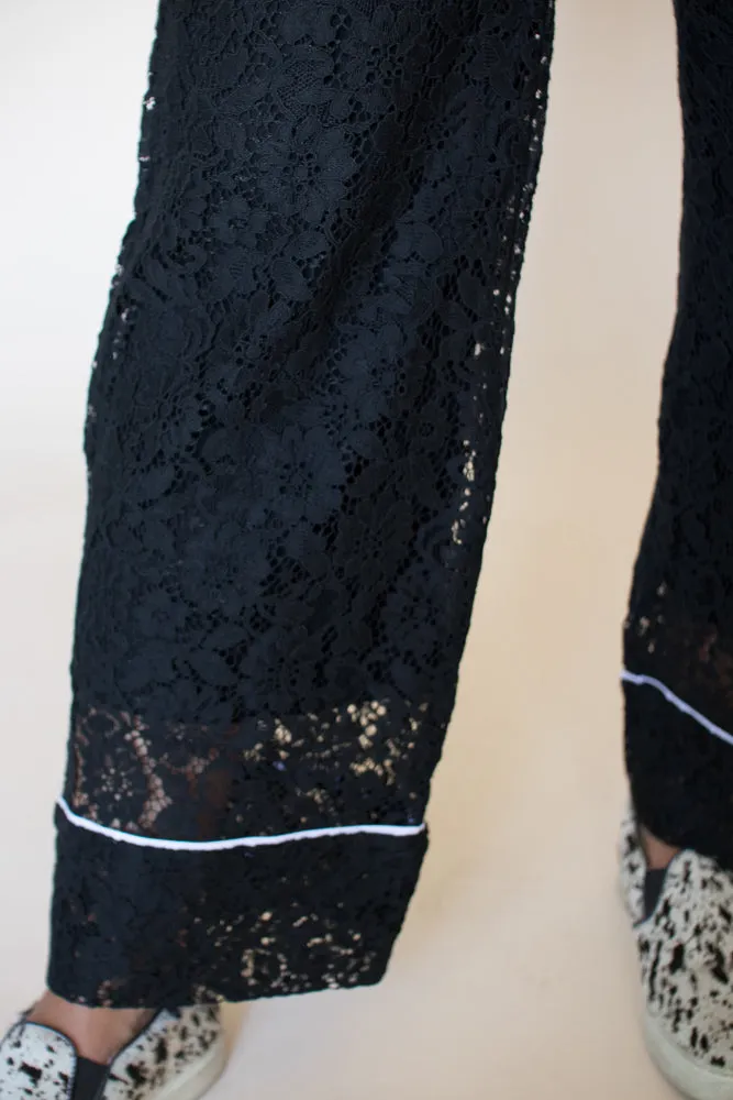 Ines Lacepants - Black