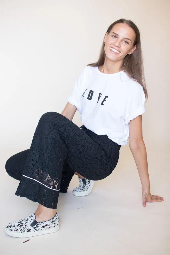 Ines Lacepants - Black