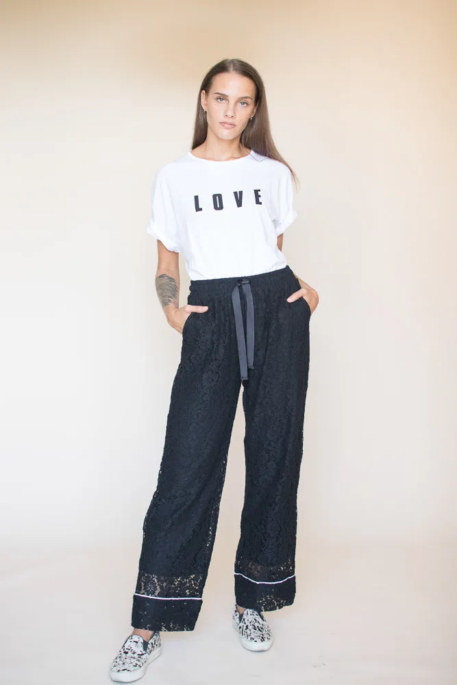 Ines Lacepants - Black