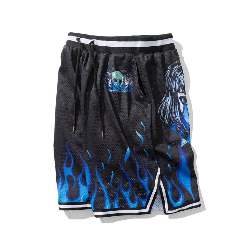 Men Breathable  Sweat Shorts