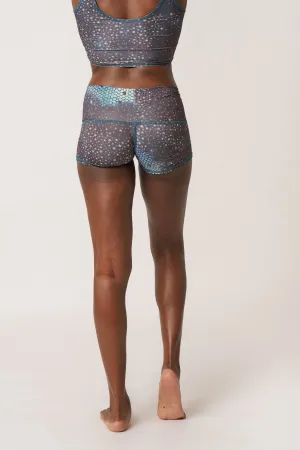 Mermaid Fairy Queen Teal Sun Shorts