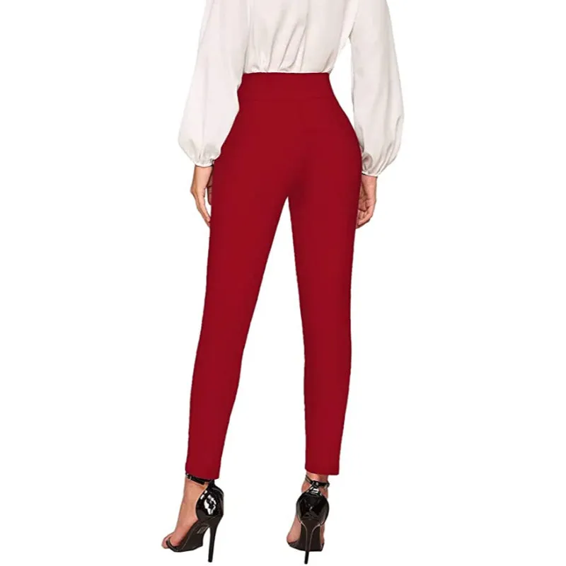 Office Dressy Leggings Skinny Trousers For Women