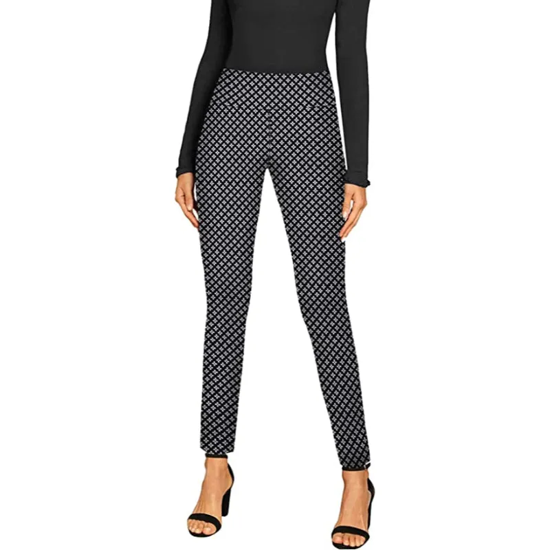 Office Dressy Leggings Skinny Trousers For Women