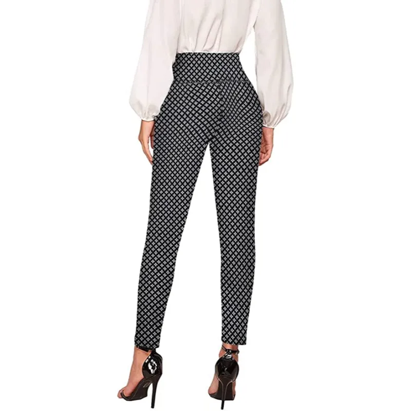 Office Dressy Leggings Skinny Trousers For Women