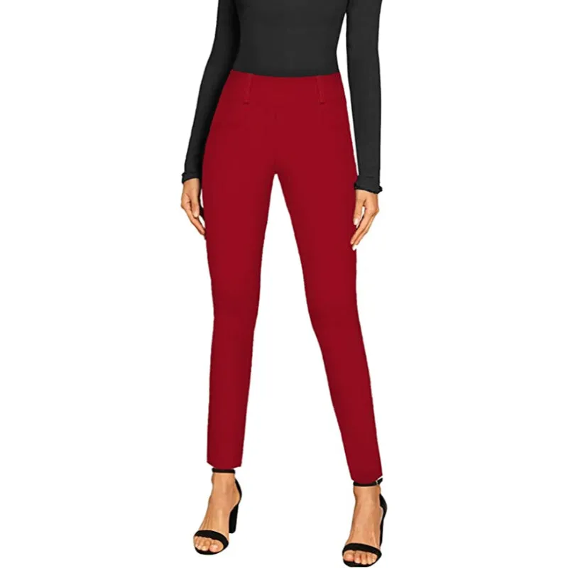 Office Dressy Leggings Skinny Trousers For Women