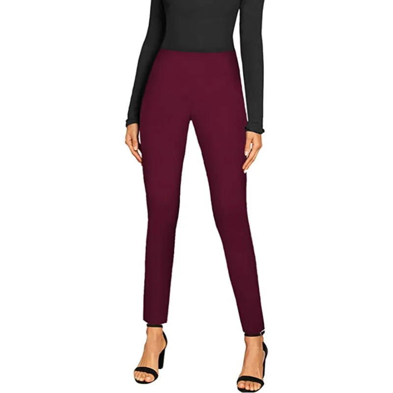Office Dressy Leggings Skinny Trousers For Women
