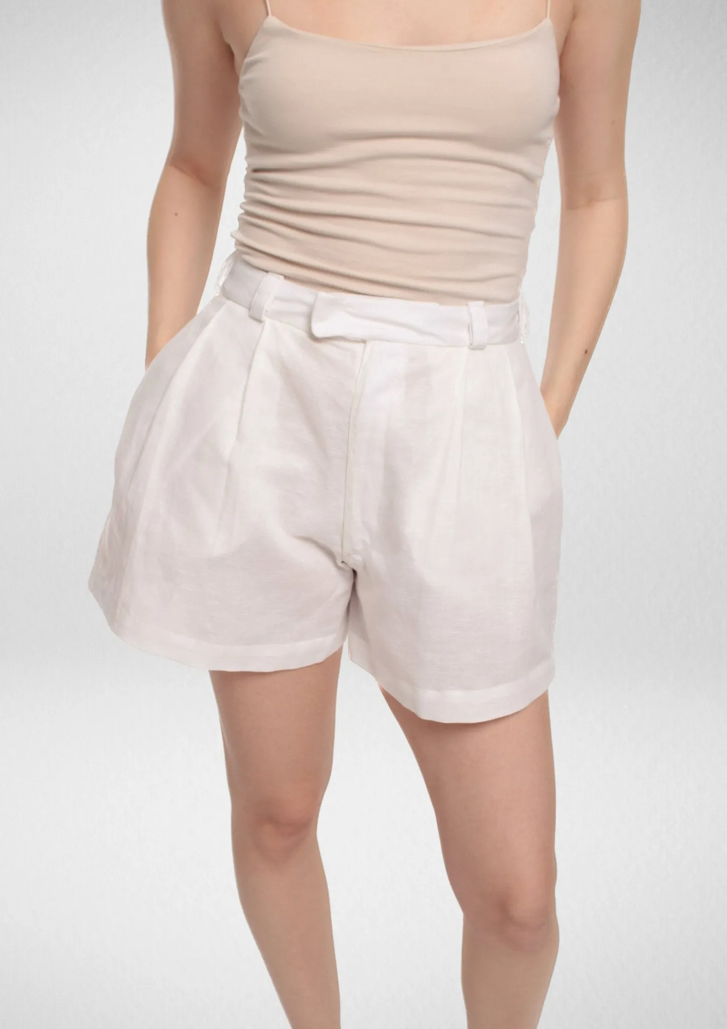 Pleated Shorts Sewing Pattern [Charlotte]