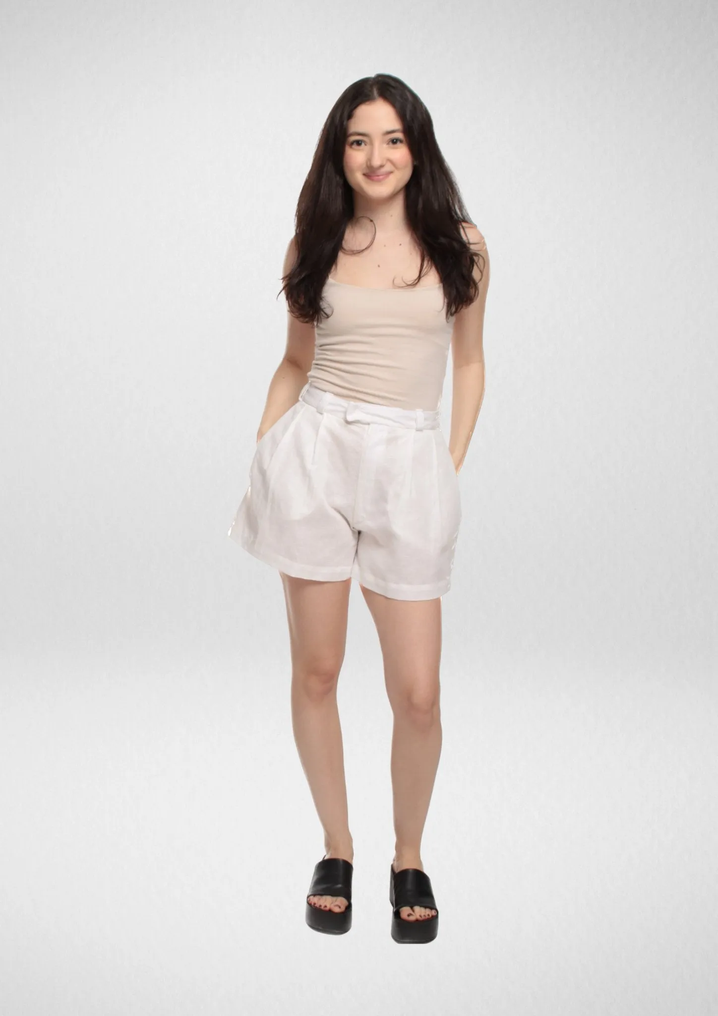Pleated Shorts Sewing Pattern [Charlotte]