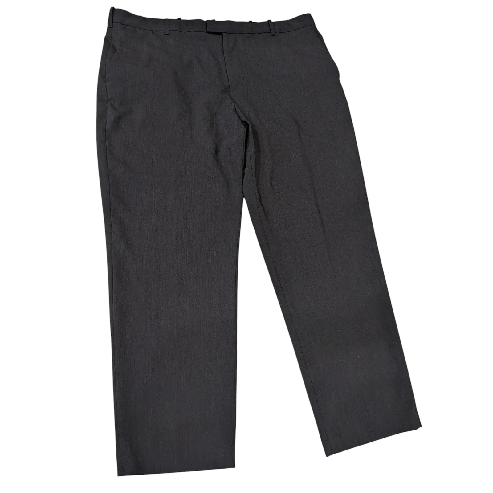 Van Heusen Flex Mens 42x30 Dress Pants Straight Fit Business Office Trousers
