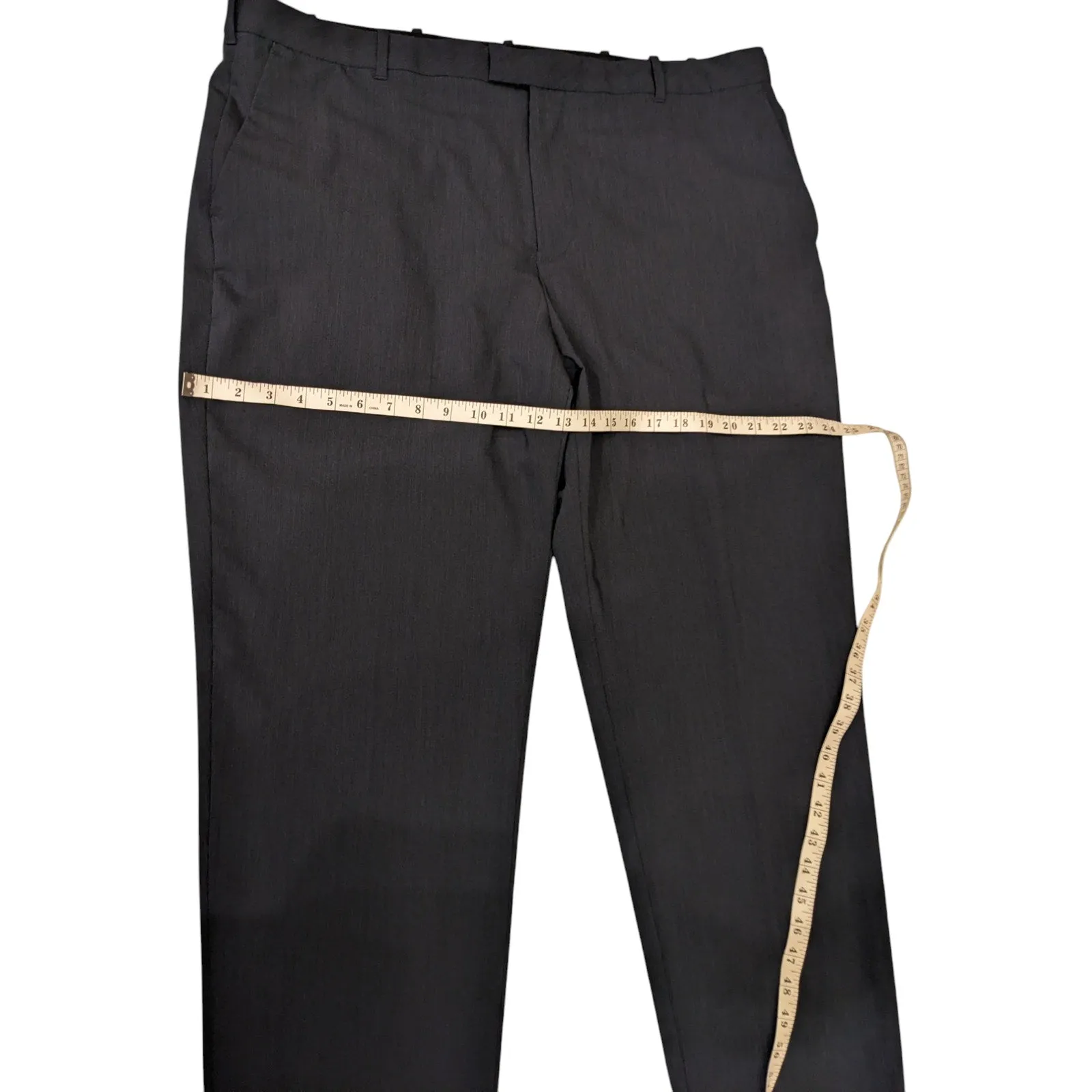 Van Heusen Flex Mens 42x30 Dress Pants Straight Fit Business Office Trousers