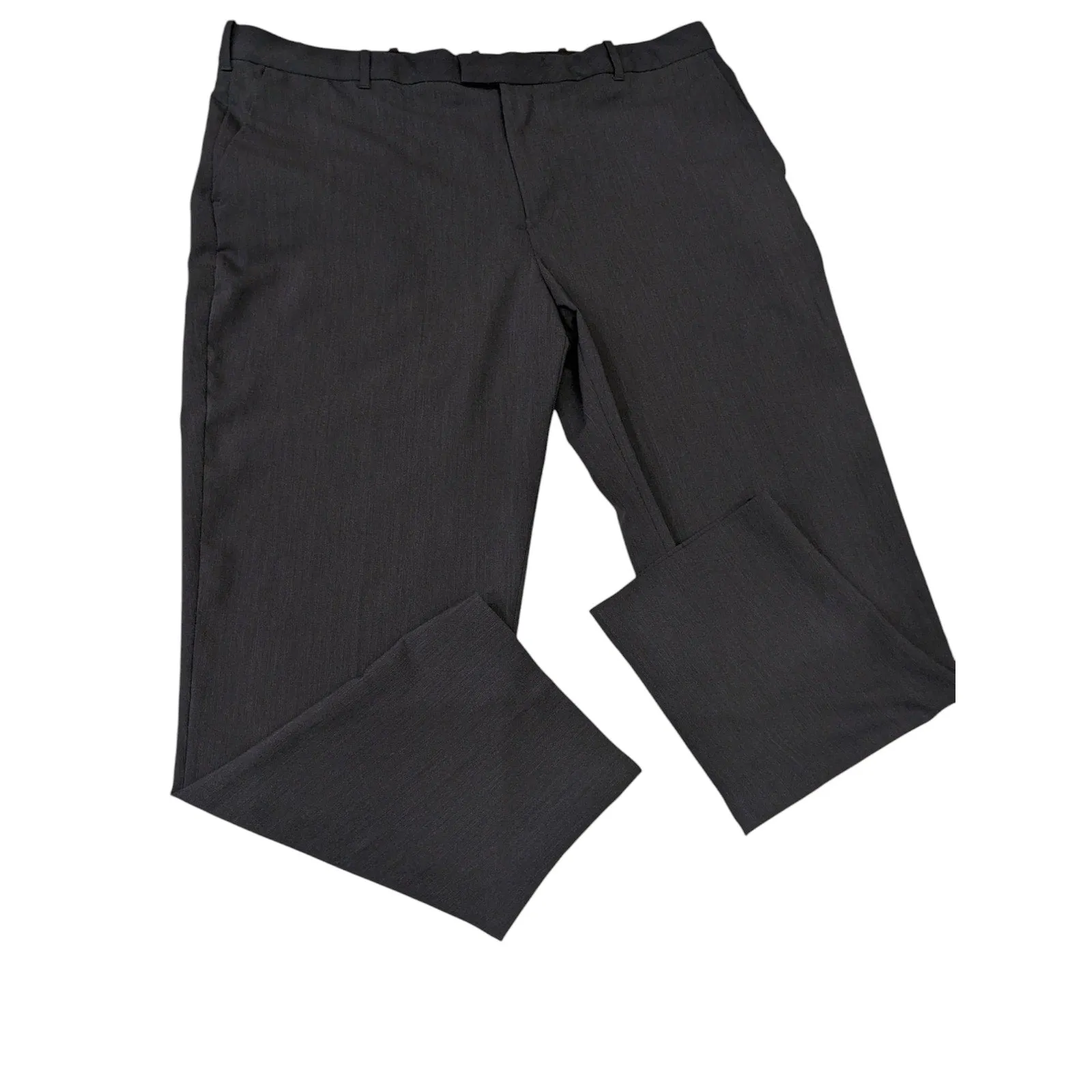 Van Heusen Flex Mens 42x30 Dress Pants Straight Fit Business Office Trousers